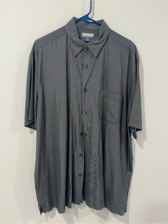 Breakwater Other - Men’s Gray Short-Sleeve Button-Up Shirt